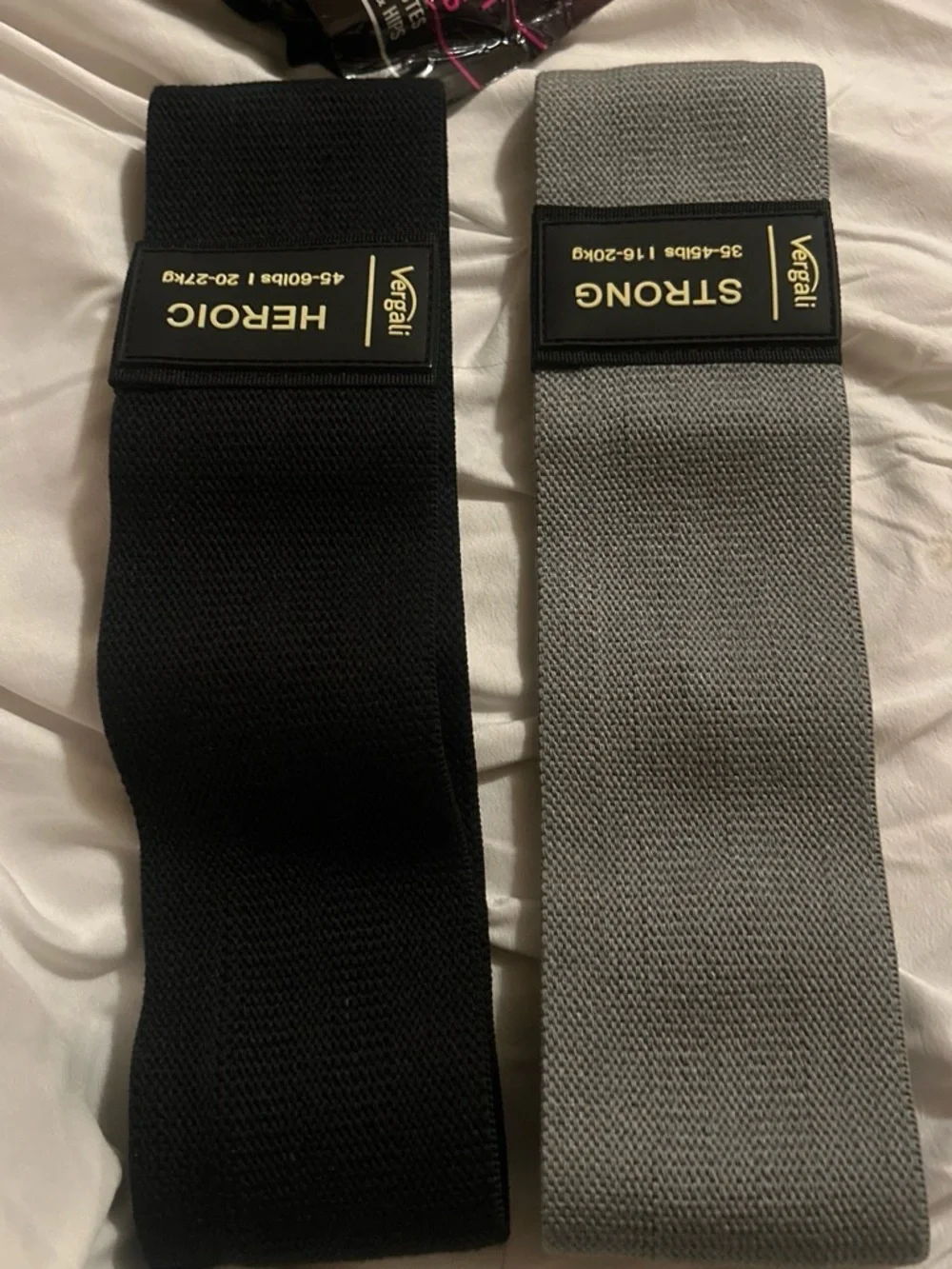 Men’s Workout Resistance Bands - Black & Gray
